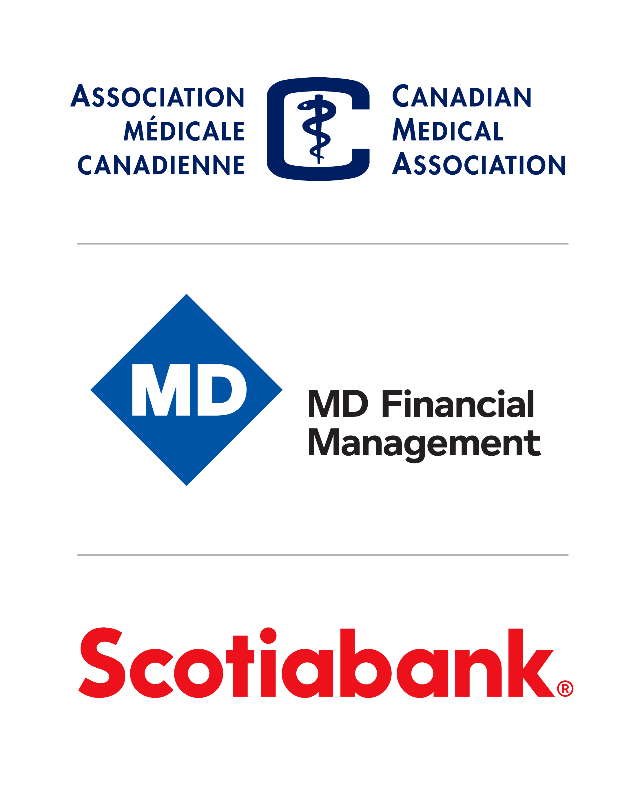 Canadian Medical Association, MD Financial Management, Scotiabank